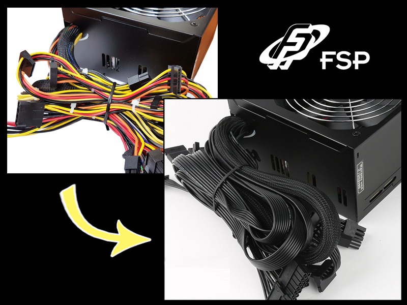 Nguồn FSP Power Supply HYPER K Series HP600 Active PFC (80 Plus Standard/Màu Đen) giới thiệu 3